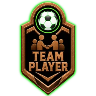 Team Player badge — Friendlies, bronze tier