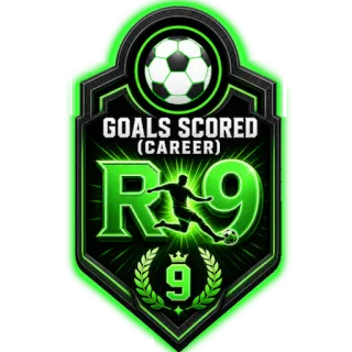 R9 badge — Career Goals, legend tier