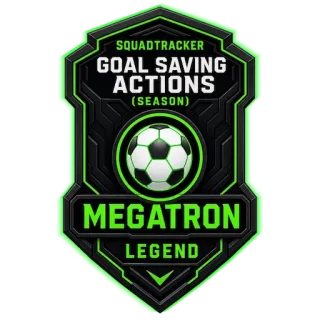 Megatron badge — Goal Saving Actions, legend tier