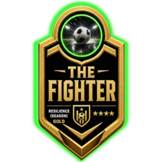 The Fighter badge — Resilience, gold tier